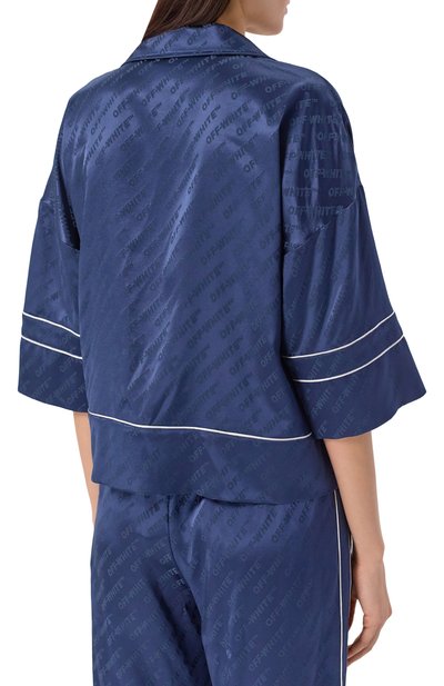 Атласная блузка OFF-WHITE, арт. 0WGG008F25FAB001, фото 4