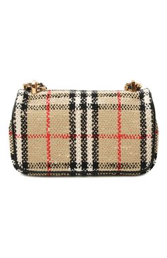 Женская сумка lola BURBERRY бежевого цвета, арт. 8063083 | Фото 6 (Материал сплава: Проставлено; Размер: mini; Материал: Текстиль; Ремень/цепочка: На ремешке; Драгоценные камни: Проставлено)