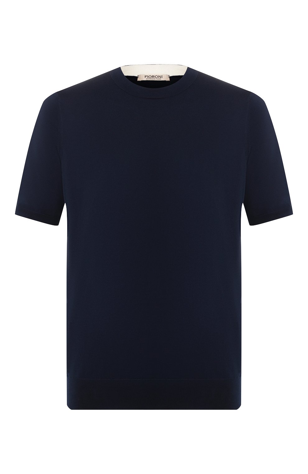 Хлопковый джемпер FIORONI темно-синего цвета по цене 41300 руб., арт. MK20260A2, фото 1 Хлопковый джемпер FIORONI, арт. MK20260A2, фото 1