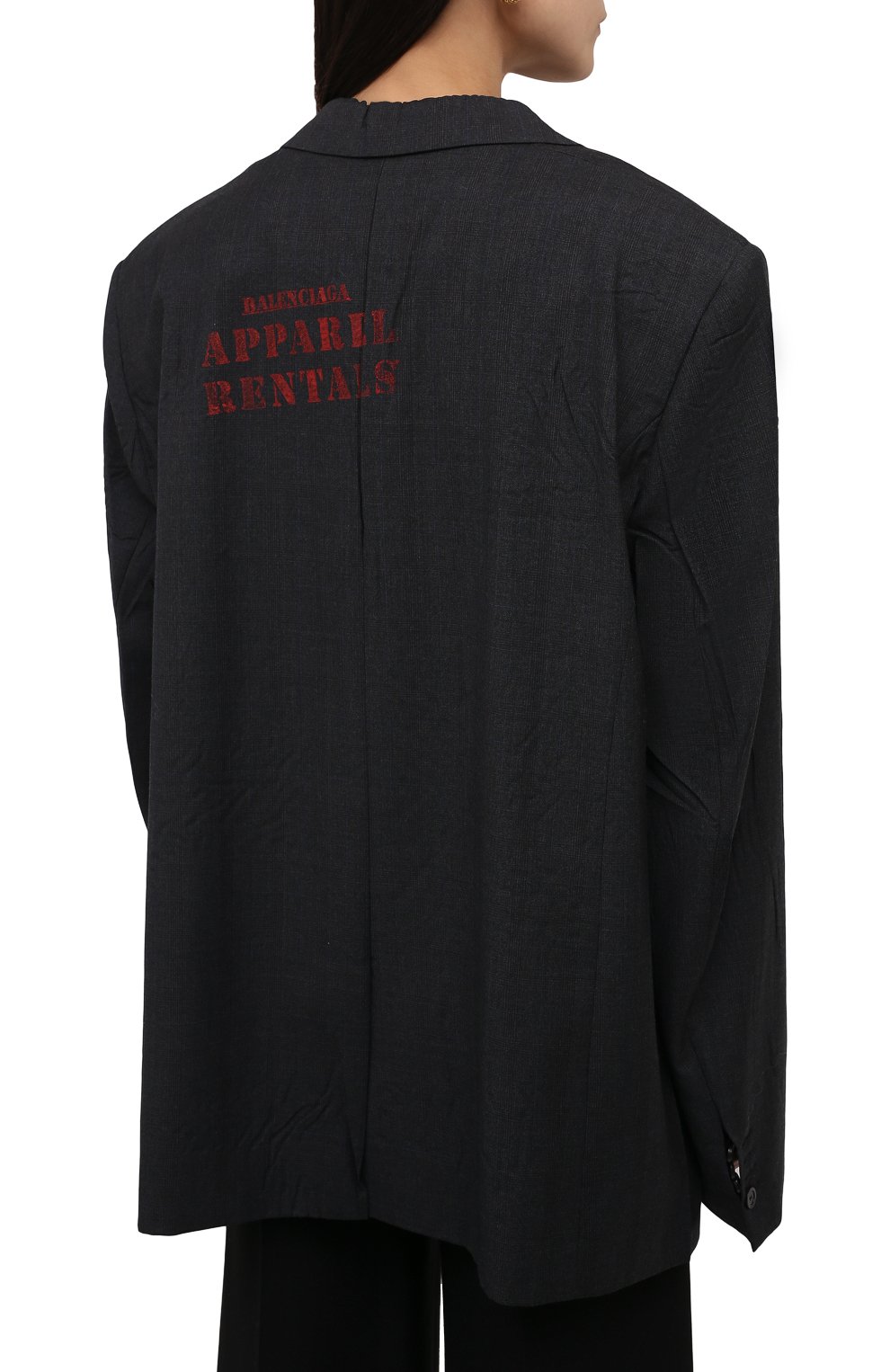 Шерстяной жакет BALENCIAGA, арт. 675429/TKT30, фото 4