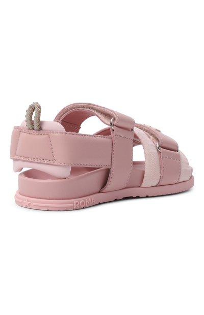 Кожаные сандалии FENDI светло-розового цвета по цене 44700 руб., арт. JMR554/AWK4, фото 3 Кожаные сандалии FENDI, арт. JMR554/AWK4, фото 3