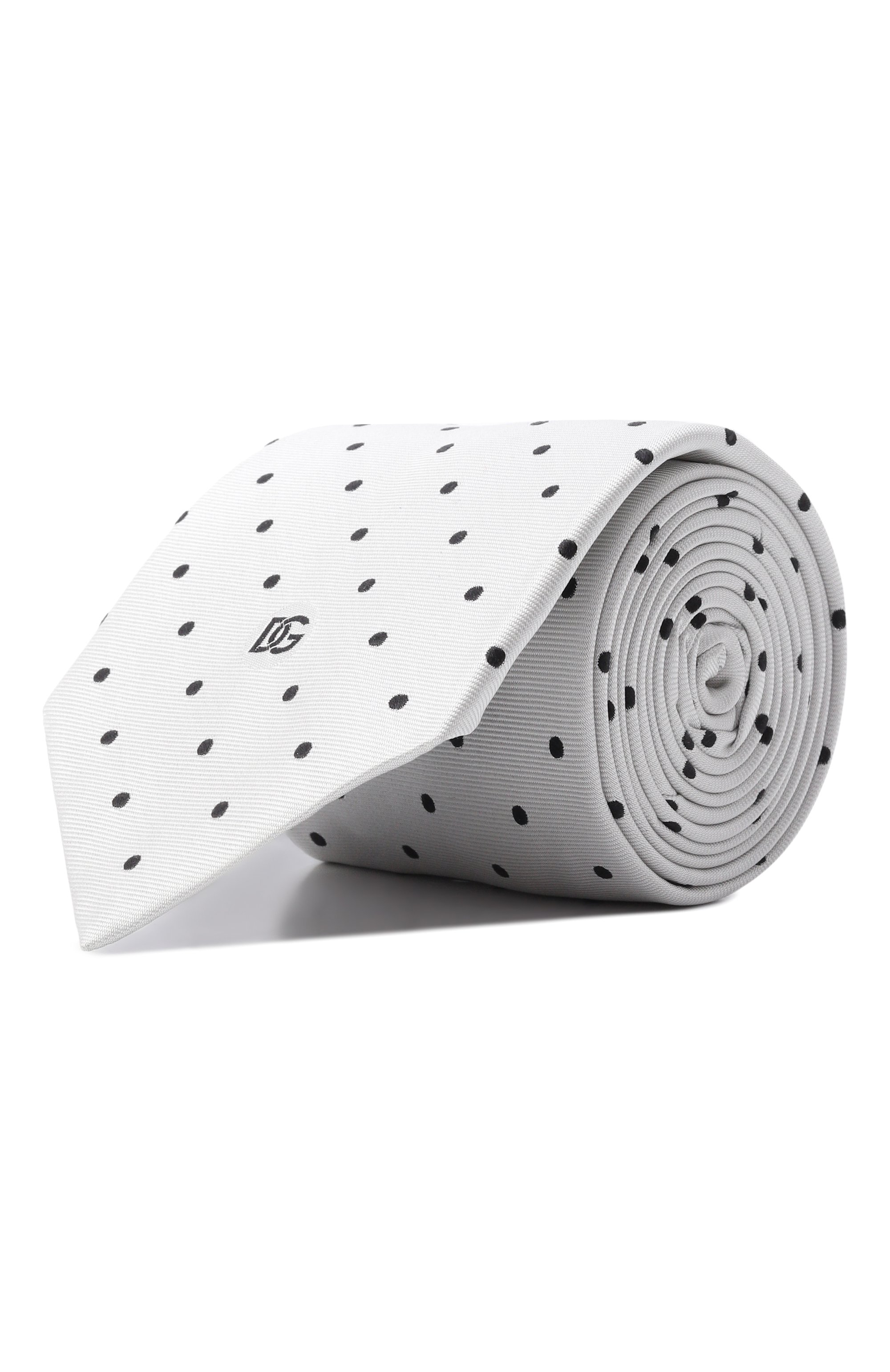 Шелковый галстук DOLCE & GABBANA белого цвета по цене 35800 руб., арт. GT147E/G0JQY, фото 1 Шелковый галстук DOLCE & GABBANA, арт. GT147E/G0JQY, фото 1
