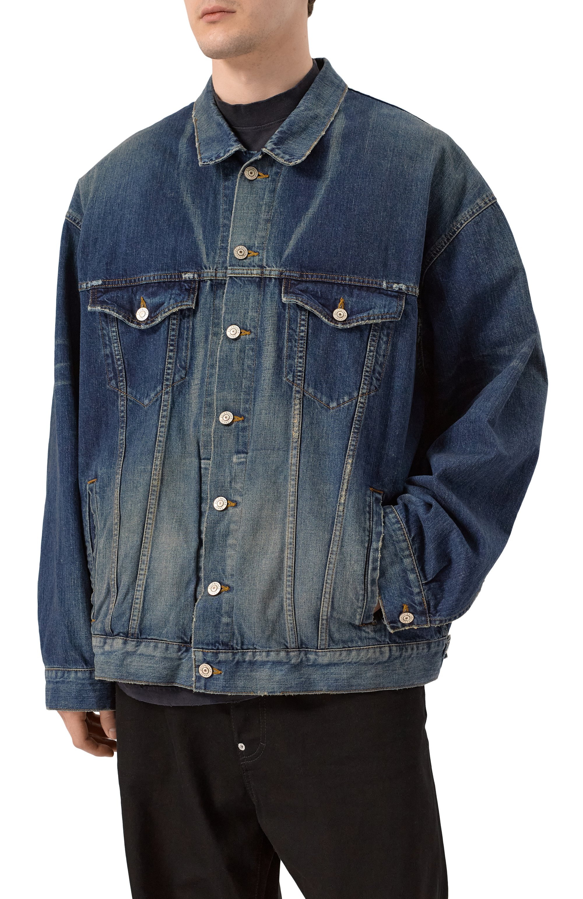 Джинсовая куртка BALENCIAGA, арт. 738738/TRW62, фото 3