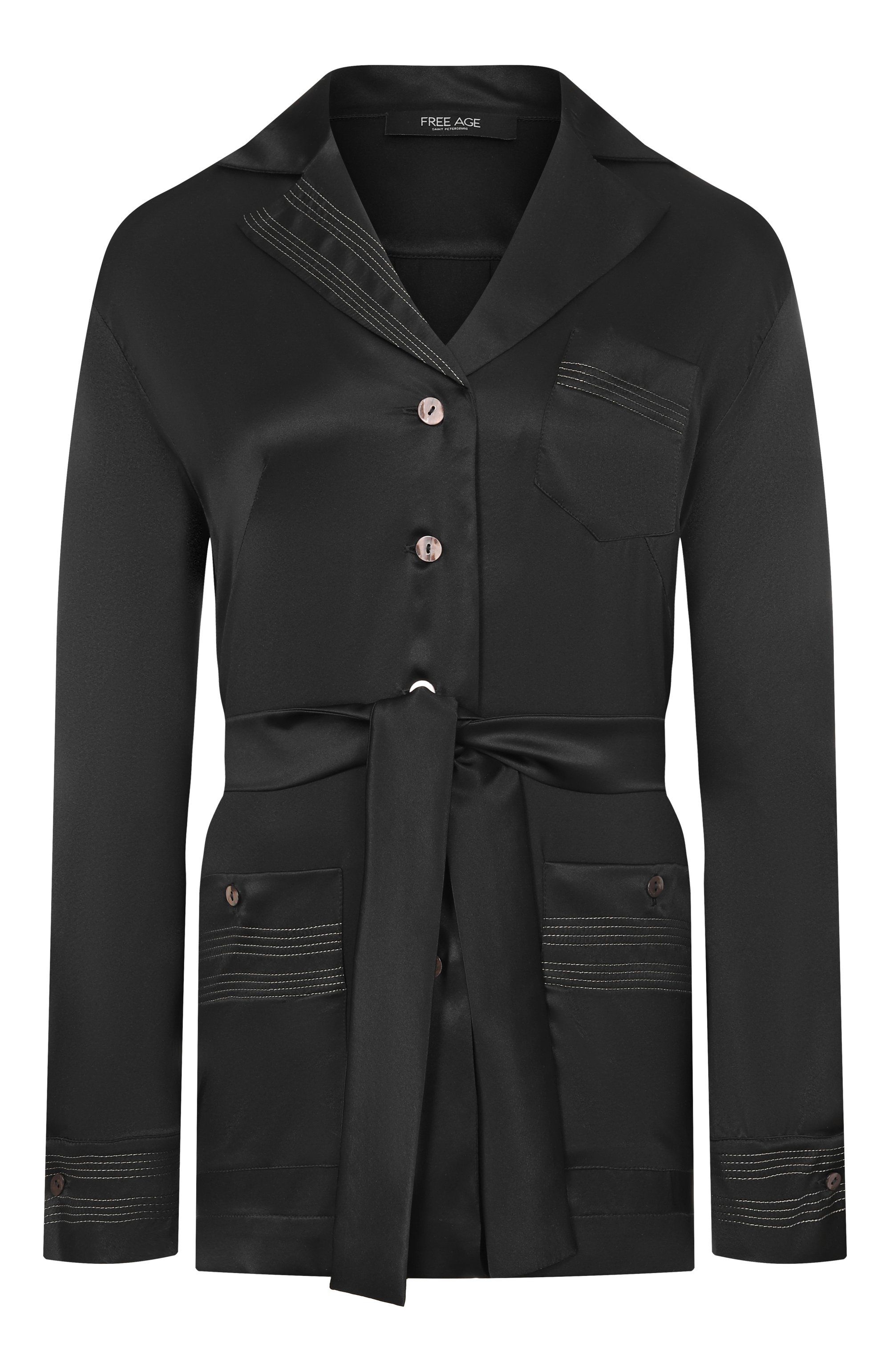 Шелковый жакет FREEAGE, арт. WS26.JK154.6003.900, фото 1