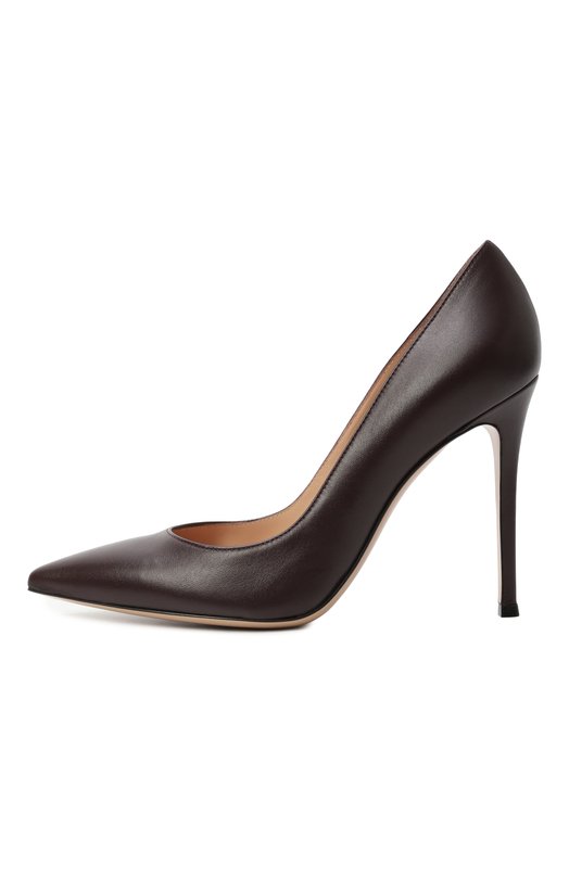 Кожаные туфли Gianvito 105 Gianvito Rossi G28470.15RIC.NAPB0UR Бордовый  G28470.15RIC.NAPB0UR Фото 4