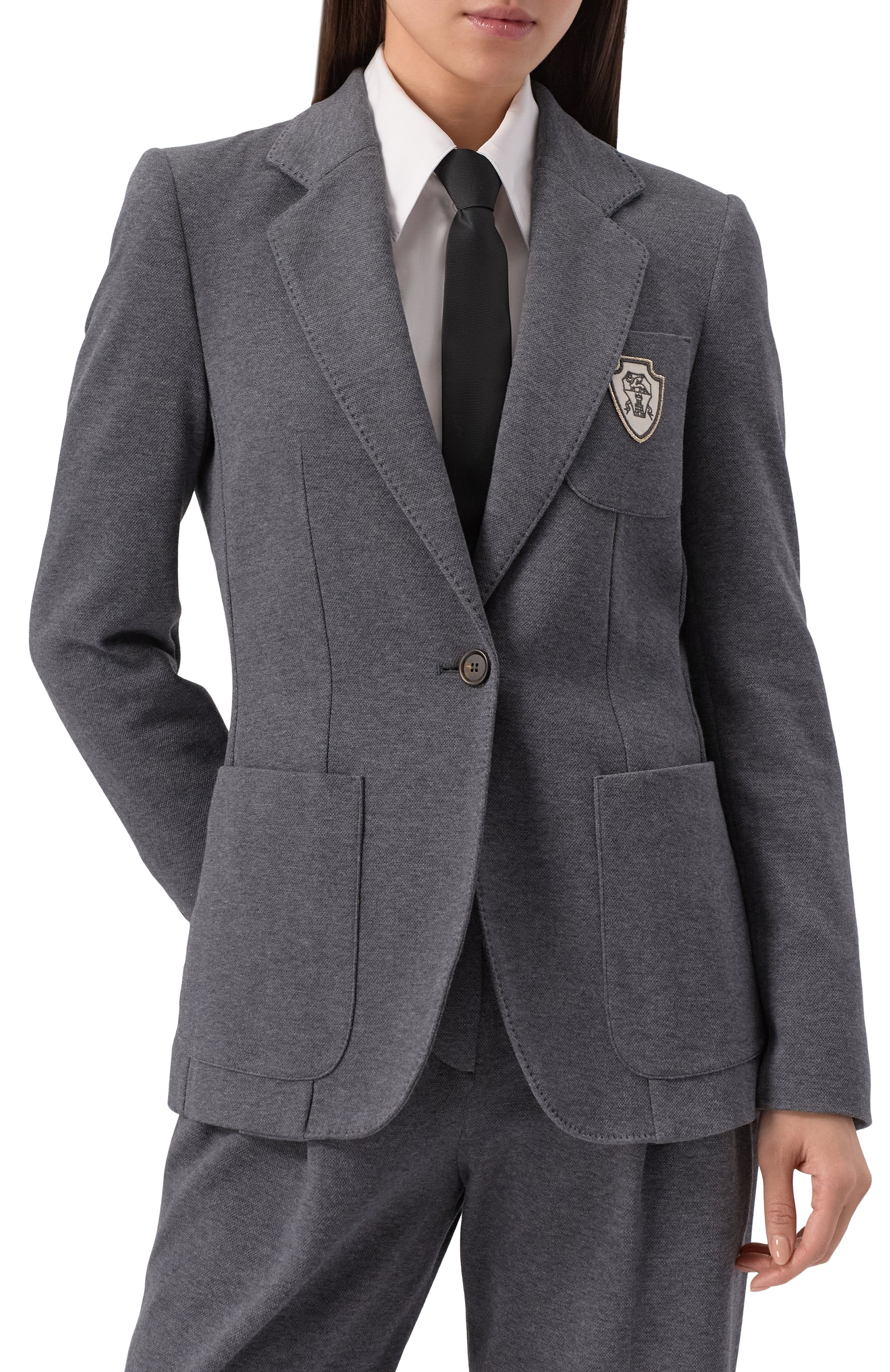 Хлопковый жакет BRUNELLO CUCINELLI, арт. MG9277334, фото 3