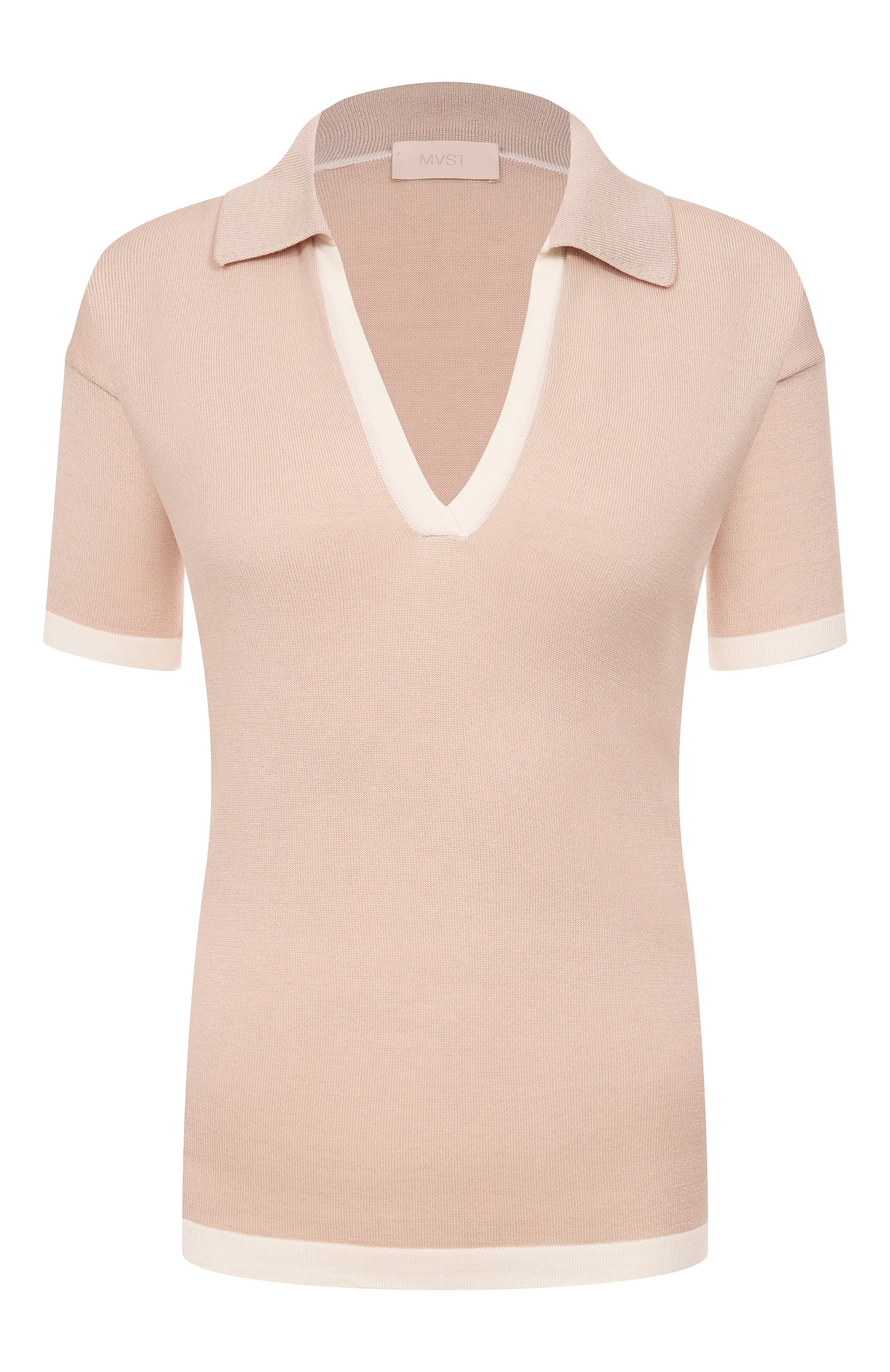 Поло из шелка и хлопка MVST, арт. WS61-612MU, фото 1