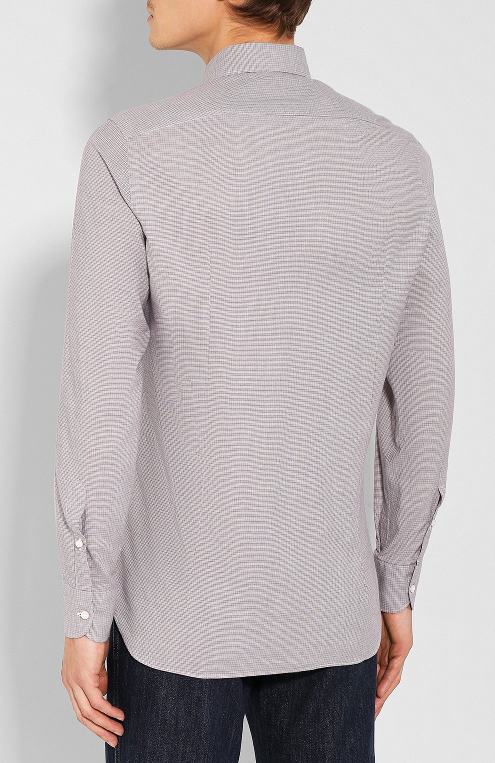 Хлопковая рубашка LORO PIANA, арт. FAI7808, фото 4