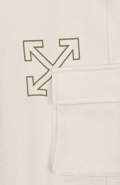 Хлопковые джоггеры OFF-WHITE, арт. 0BCH005S26FLE001, фото 3