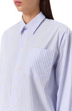 Хлопковая рубашка SPORTY AND RICH, арт. SI006612302ST08, фото 5