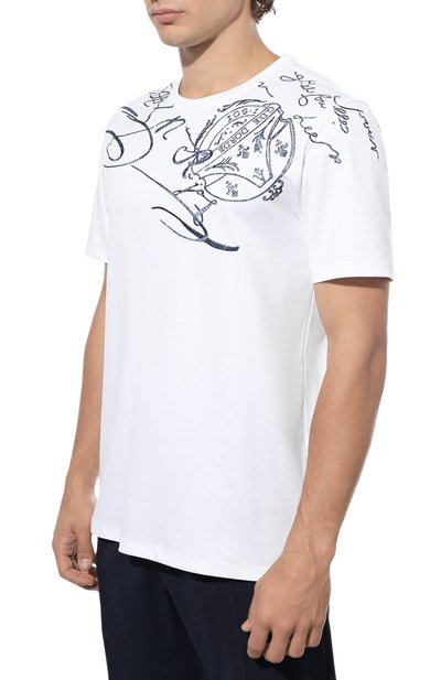 Хлопковая футболка BERLUTI, арт. R21JRS70-001, фото 3