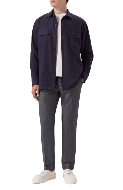 Шерстяные брюки Jacob Cohen JUM_PT001 002 T802A RW Серый  JUM_PT001 002 T802A RW Фото 2