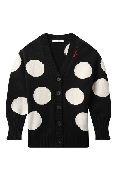 Кардиган из хлопка и шерсти MSGM KIDS, арт. F4MSJGCA133