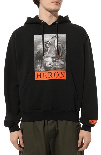 Хлопковое худи HERON PRESTON, арт. HMBB017C99JER004, фото 3