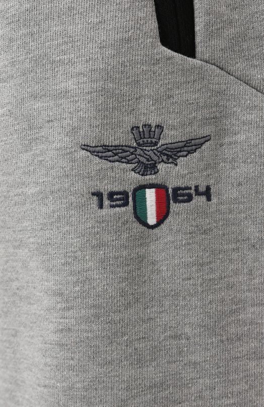 Хлопковые шорты Aeronautica Militare BF014F581 Серый  BF014F581 Фото 6