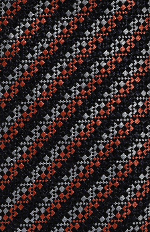 Шелковый галстук Zegna Z5D84TA5/1P8814 Оранжевый  Z5D84TA5/1P8814 Фото 4