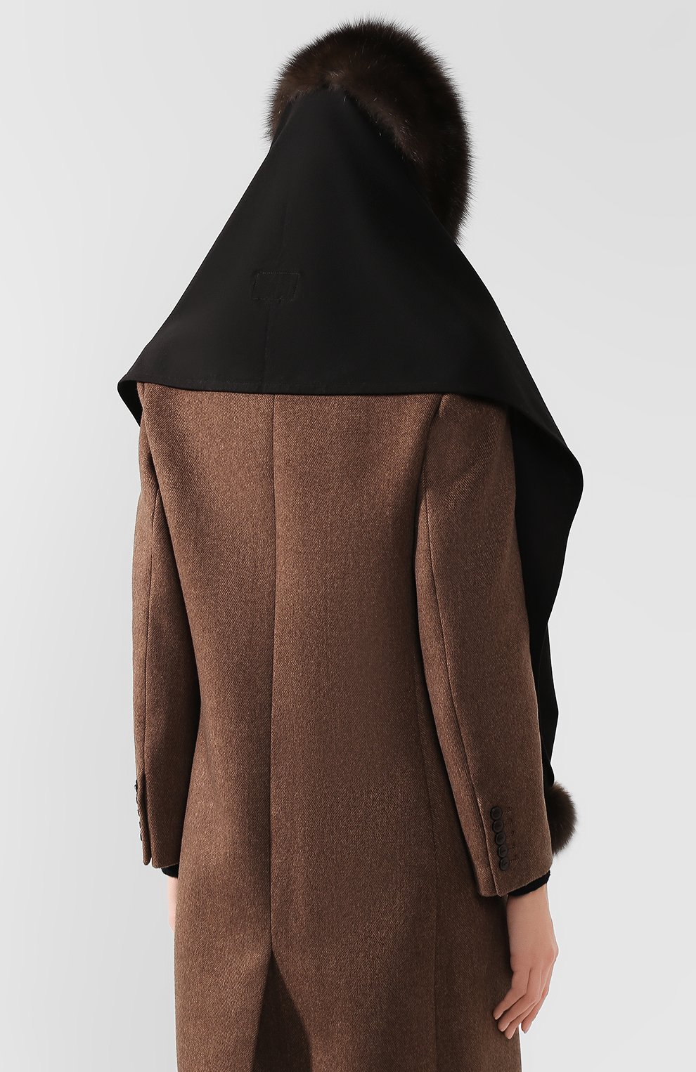 Капюшон с отделкой из меха соболя VICTORIA KUSENKOVA, арт. 199303549548, фото 6