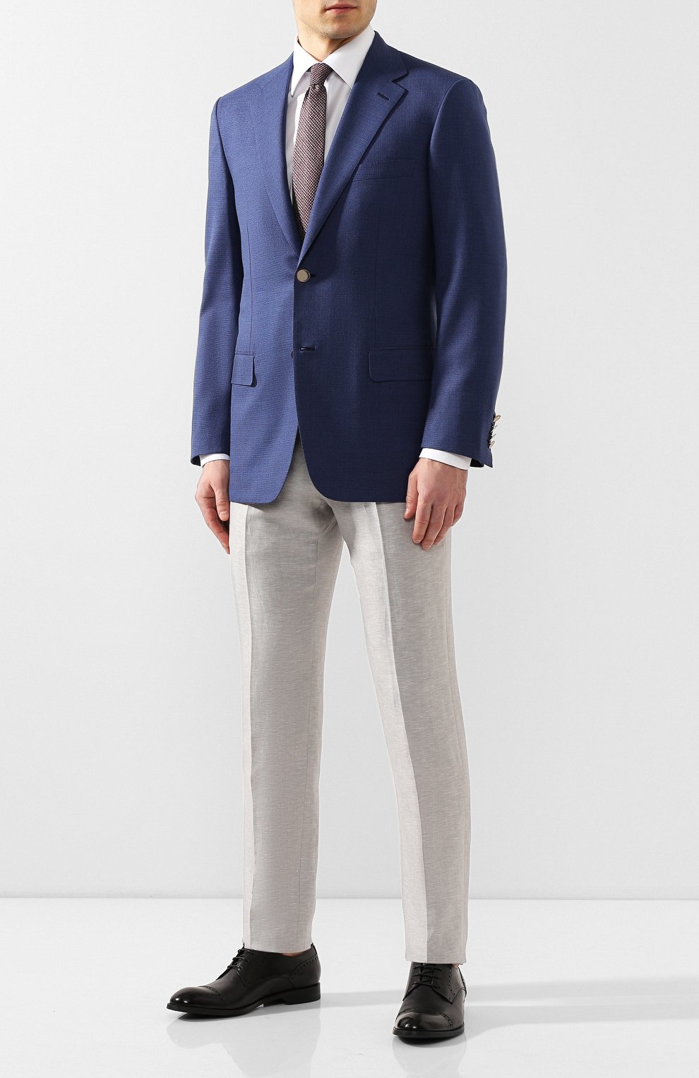 Пиджак из смеси шерсти и шелка BRIONI, арт. RGH00U/P9A8F/PARLAMENT0, фото 2