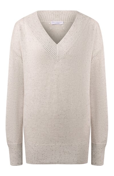 Женский пуловер из кашемира и шелка BRUNELLO CUCINELLI, арт. M73539922P
