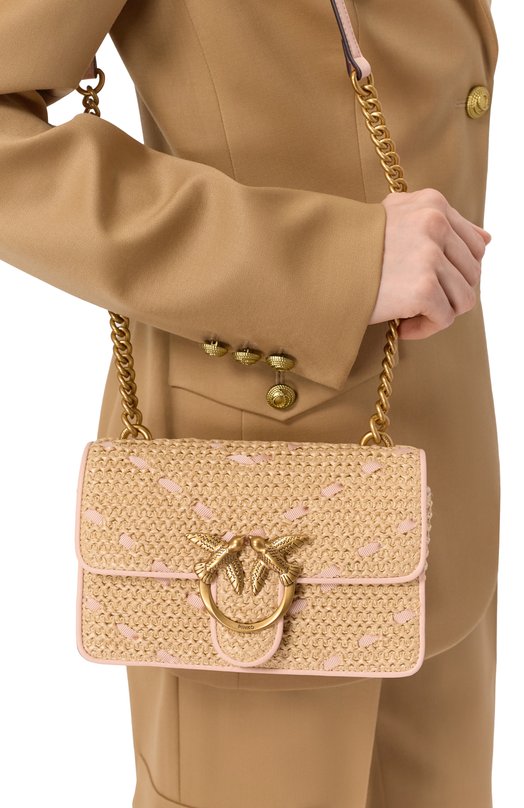 Сумка Love One mini Pinko 104550/A1RL Бежевый  104550/A1RL Фото 2
