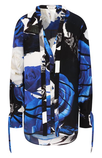 Женская шелковая блузка ALEXANDER MCQUEEN, арт. 592836/QDAAA