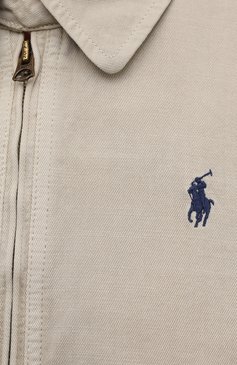 Женская джинсовая куртка POLO RALPH LAUREN кремвого цвета, арт. 211797215 | Фото 5 (Материал внешний: Хлопок, Деним; Длина (верхняя одежда): Короткие; Стили: Кэжуэл; Кросс-КТ: Куртка, Деним, Легкие; Рукава: Длинные; Материал сплава: Проставлено; Драгоценные камни: Проставлено)