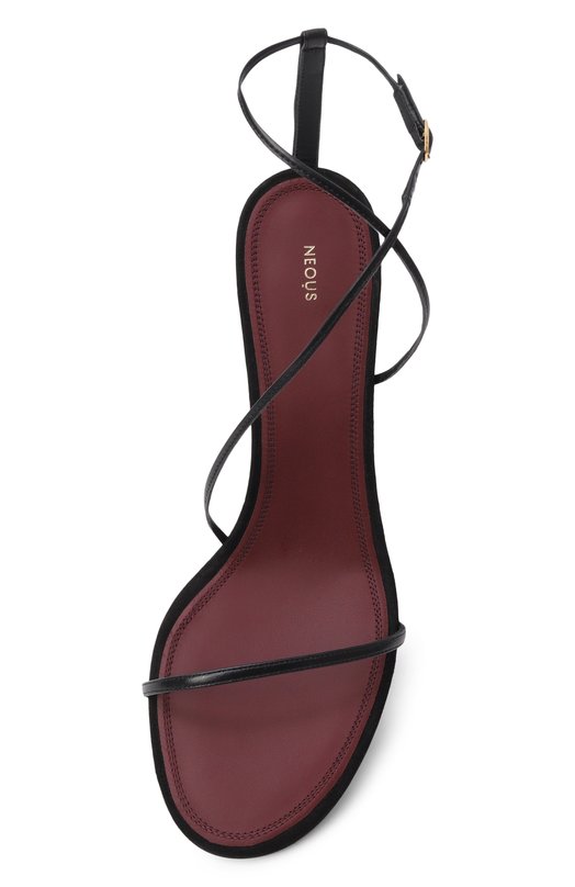 Кожаные босоножки Chamu 80 Neous 00520N01/LEATHER Чёрный  00520N01/LEATHER Фото 6