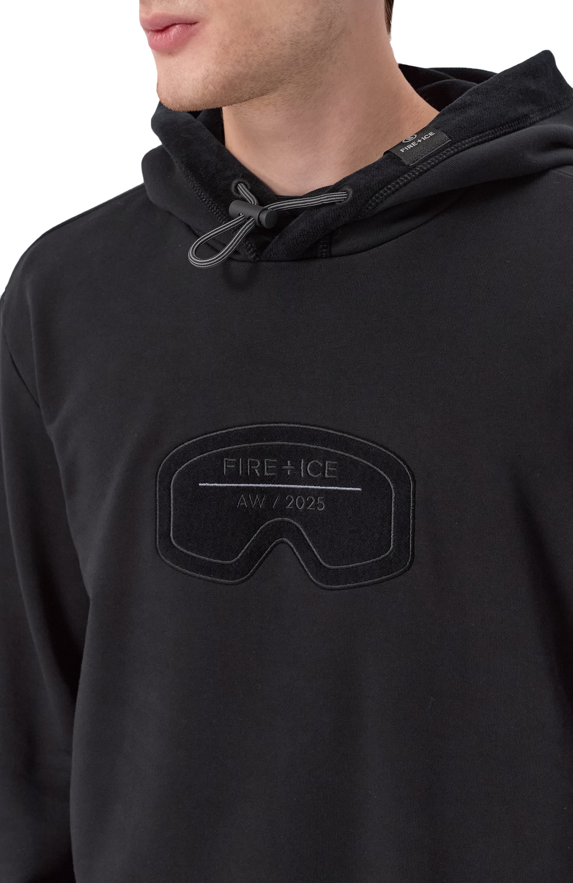 Хлопковое худи BOGNER FIRE+ICE черного цвета по цене 24200 руб., арт. 84318517, фото 5 Хлопковое худи BOGNER FIRE+ICE, арт. 84318517, фото 5