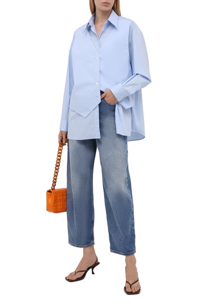 Хлопковая рубашка MM6, арт. S52DL0151/S47294, фото 2