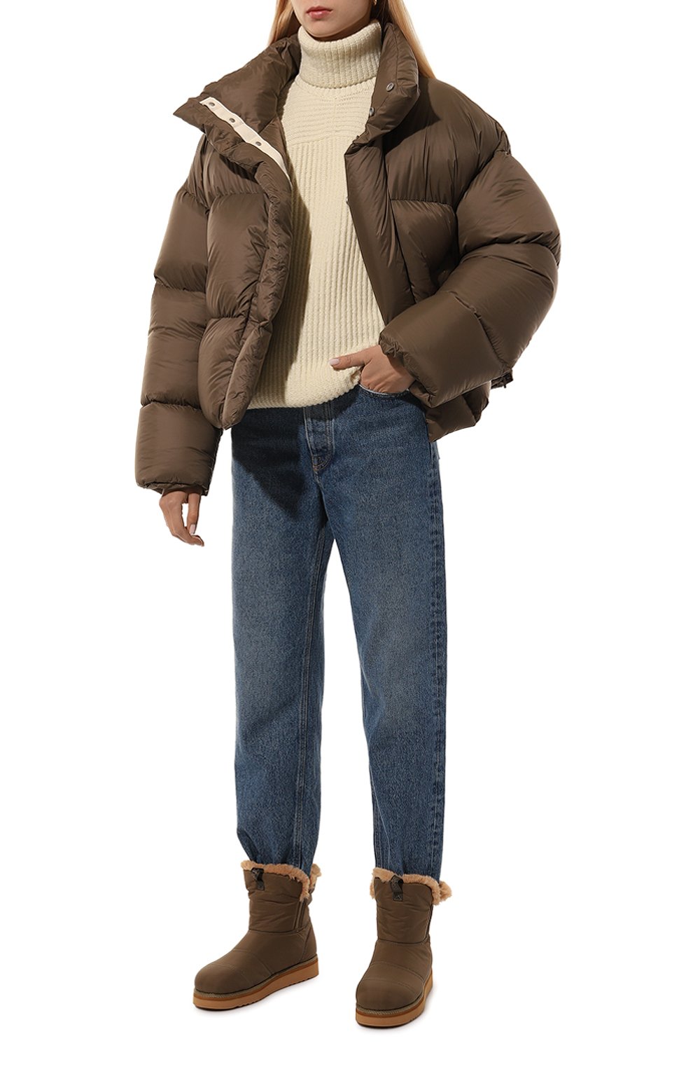 Шерстяной свитер MORDECAI светло-бежевого цвета по цене 79150 руб., арт. 24A96MDK08G, фото 2 Шерстяной свитер MORDECAI, арт. 24A96MDK08G, фото 2