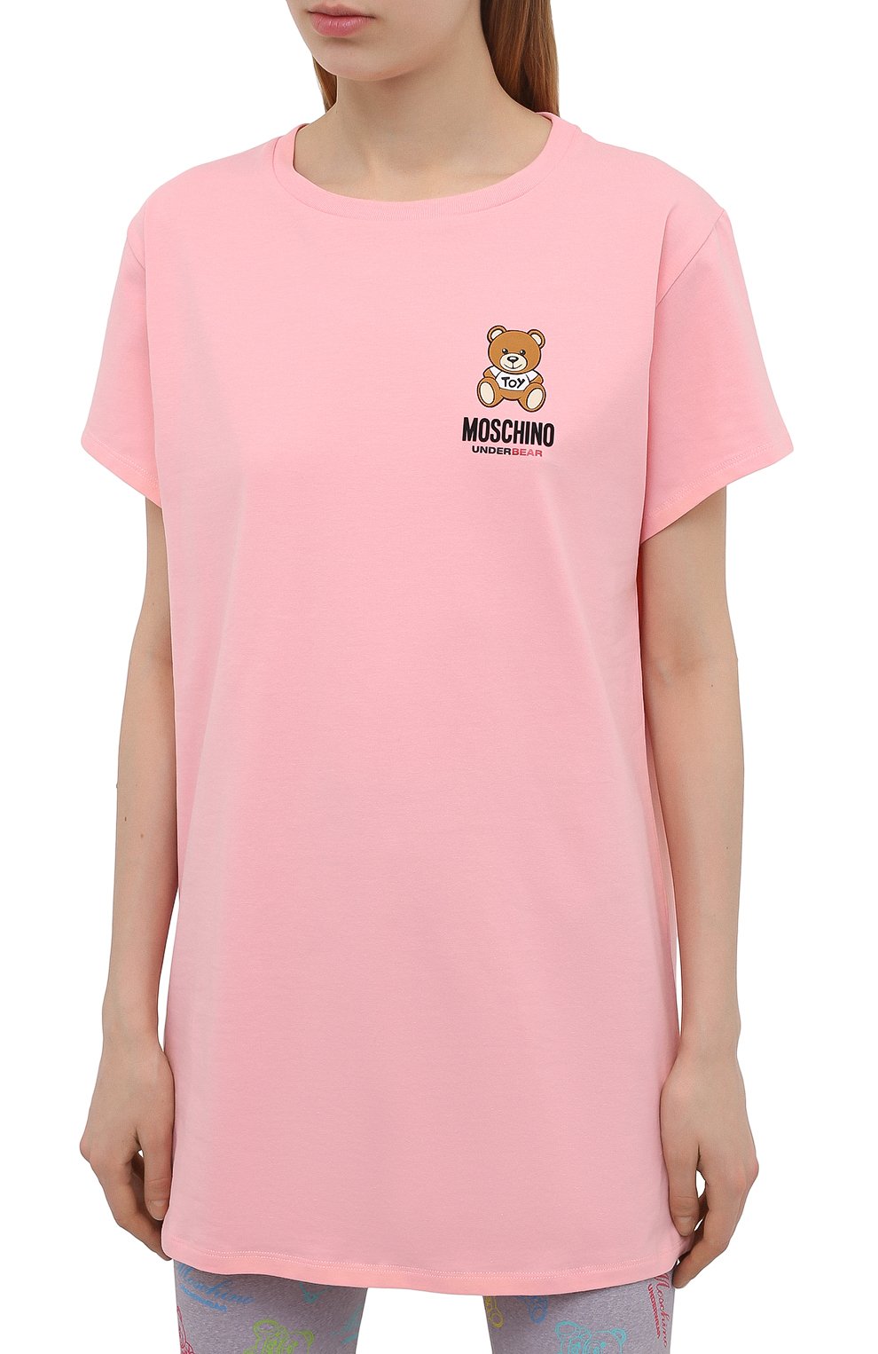 Хлопковая футболка MOSCHINO, арт. A1910/9021, фото 3