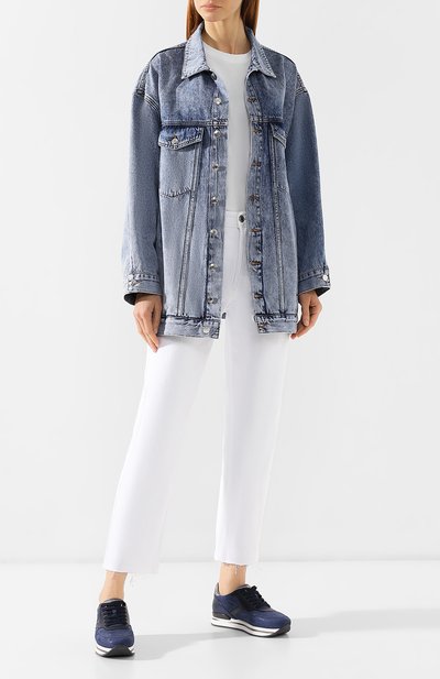 Кожаные кроссовки HOGAN, арт. HXW2220M469KHD, фото 2