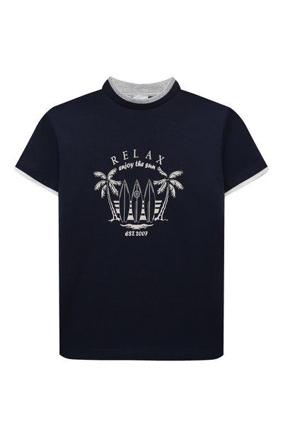 Хлопковая футболка ELEVENTY, арт. EU8P21 Z1292