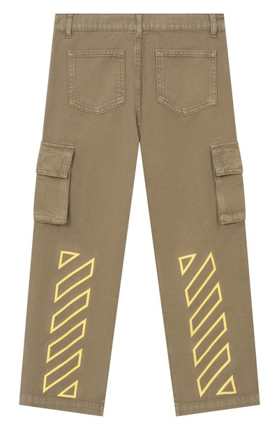 Хлопковые брюки-карго OFF-WHITE, арт. 0BCF008S26FAB001, фото 2