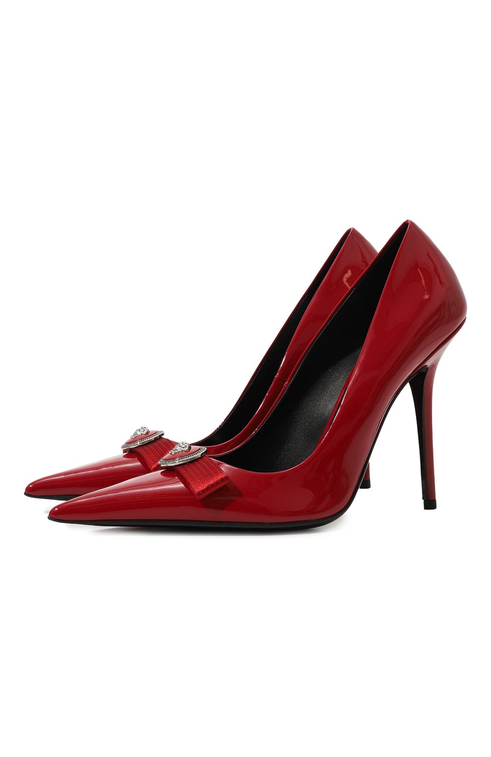 Кожаные туфли gianni ribbon 110 VERSACE, арт. 1012494/1A08983, фото 1