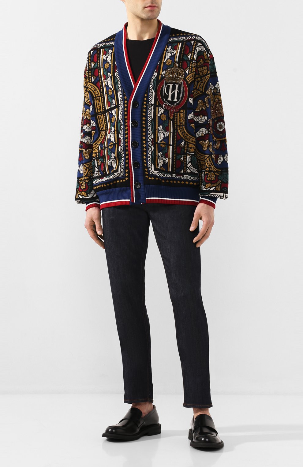 Хлопковый кардиган DOLCE & GABBANA, арт. G9RI1T/FJ7CH, фото 2