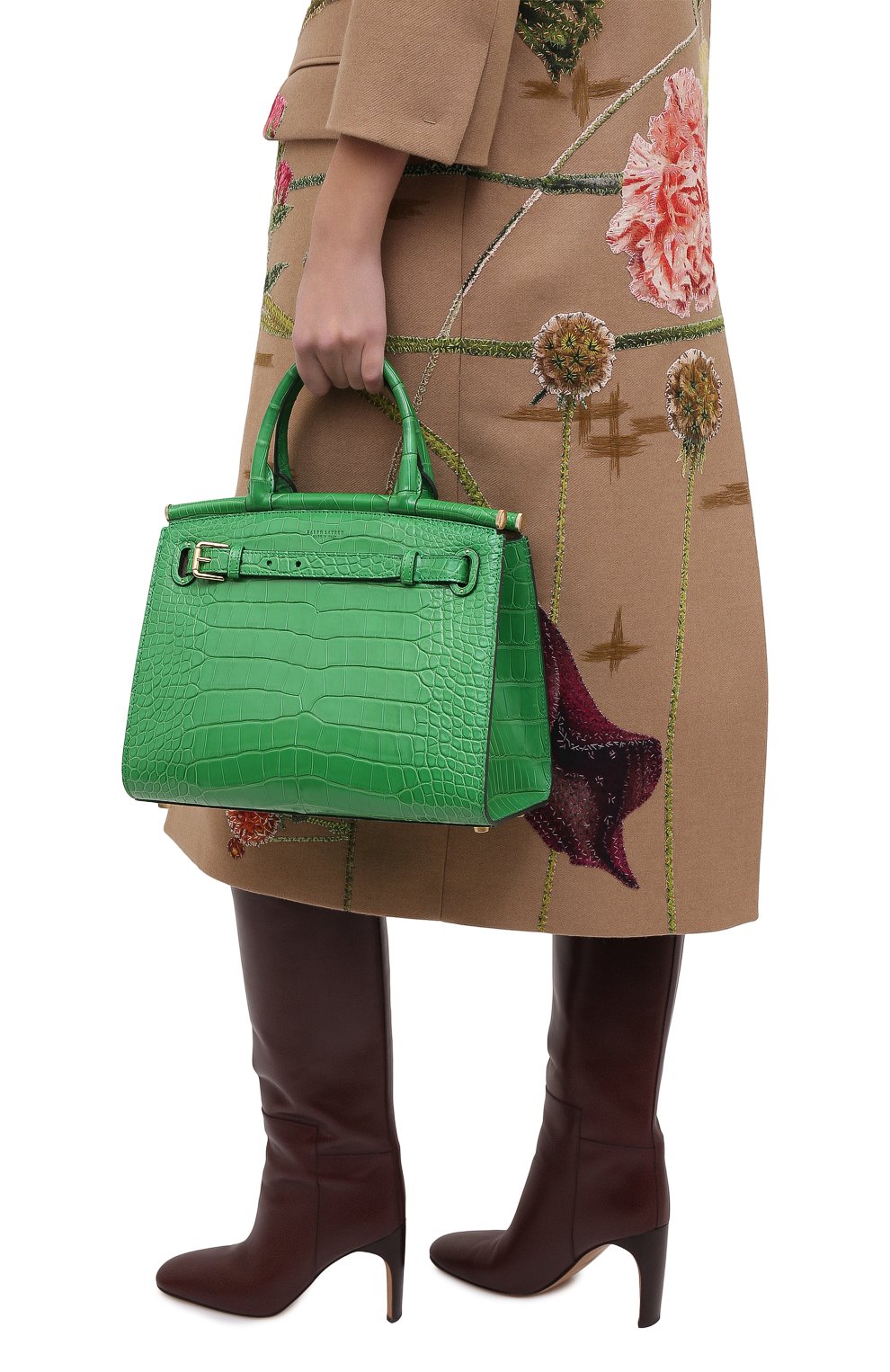 Сумка rl50 large из кожи аллигатора RALPH LAUREN, арт. 435769042/AMIS, фото 2