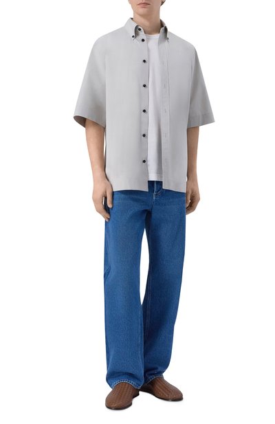 Мужская хлопковая рубашка BOTTEGA VENETA, арт. 852469/V6CV0