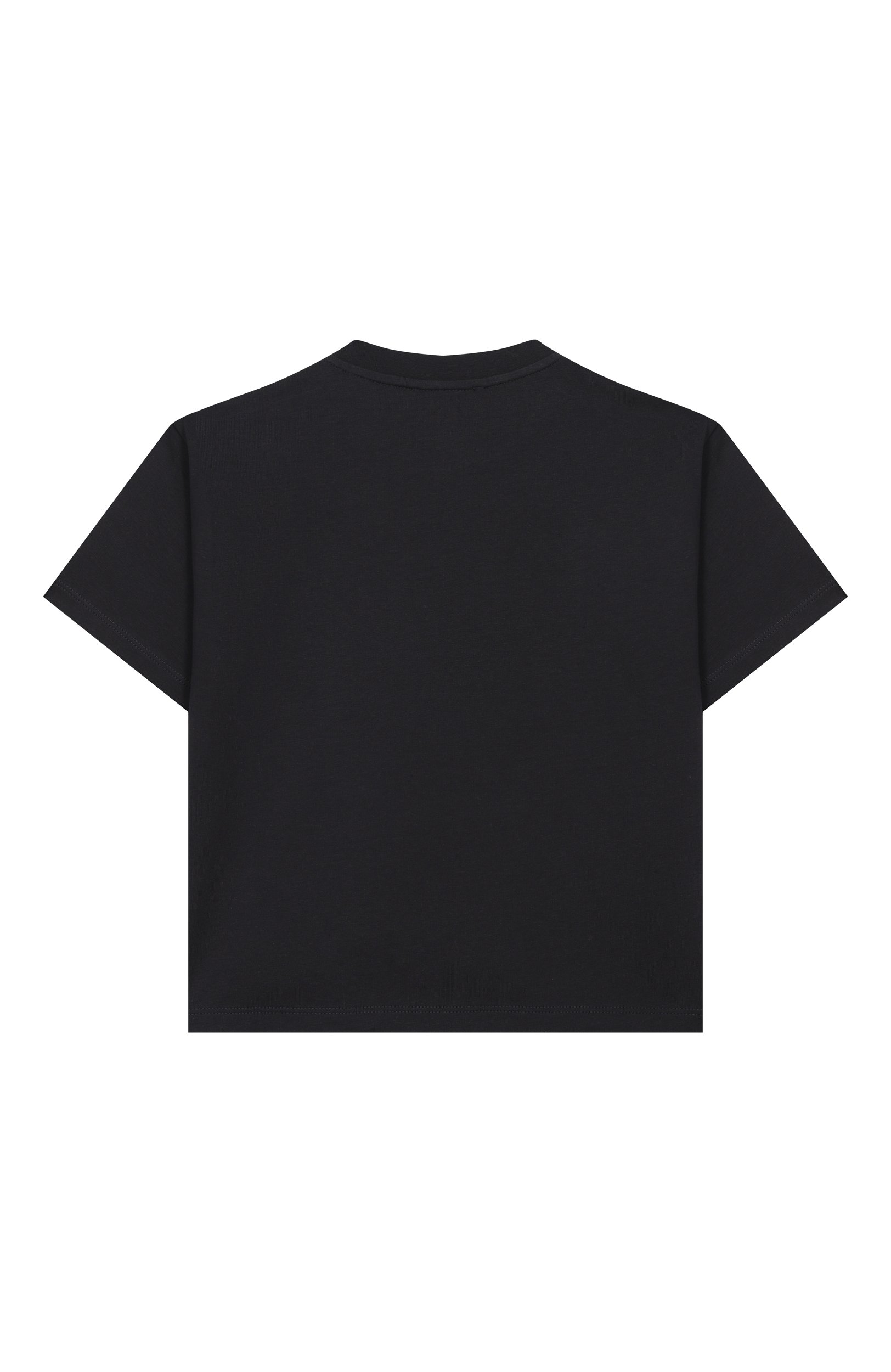 Хлопковая футболка EMPORIO ARMANI темно-синего цвета по цене 11200 руб., арт. EB001362/AF13715, фото 2 Хлопковая футболка EMPORIO ARMANI, арт. EB001362/AF13715, фото 2
