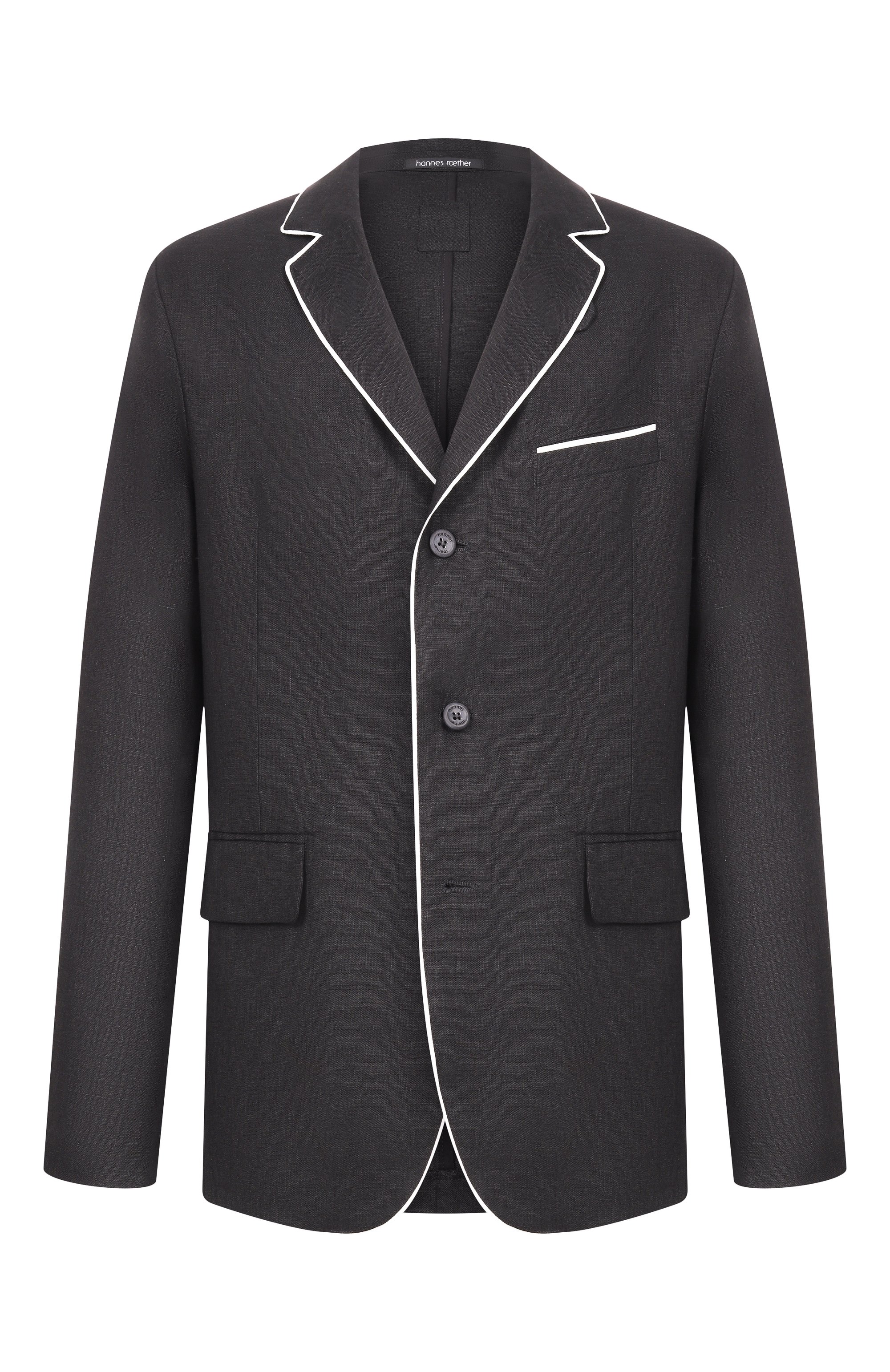 Льняной пиджак HANNES ROETHER, арт. LED32GER.602, фото 1