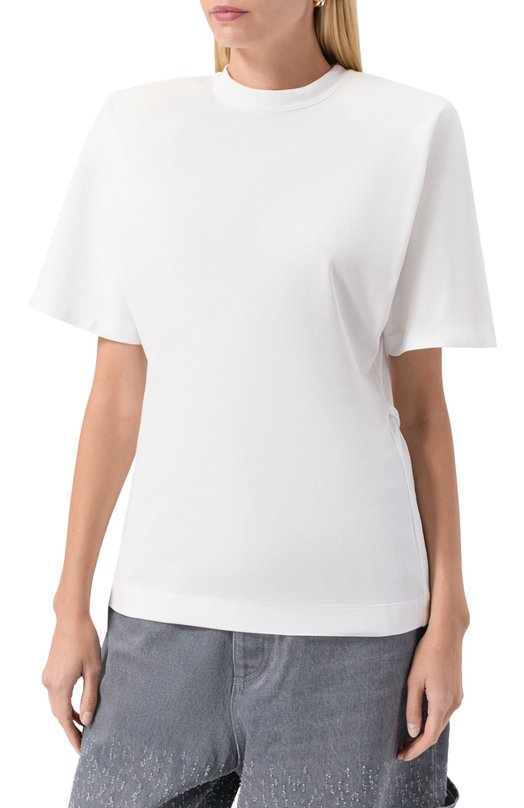 Хлопковый топ Pinko 105217/A2M2 Белый  105217/A2M2 Фото 3
