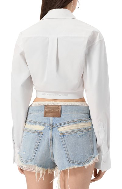 Хлопковая рубашка ALEXANDER WANG, арт. 1WC1251976, фото 4