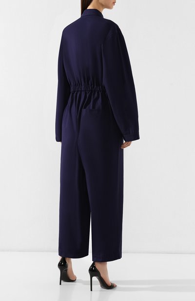 Хлопковый комбинезон DRIES VAN NOTEN синего цвета по цене 130000 руб., арт. 191-10925-7293, фото 4 Хлопковый комбинезон DRIES VAN NOTEN, арт. 191-10925-7293, фото 4