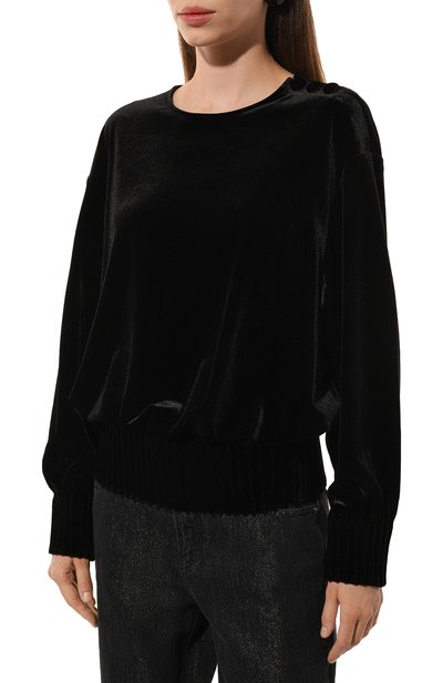 Бархатный свитшот EMPORIO ARMANI, арт. 6D2M6B/2JVZZ, фото 3