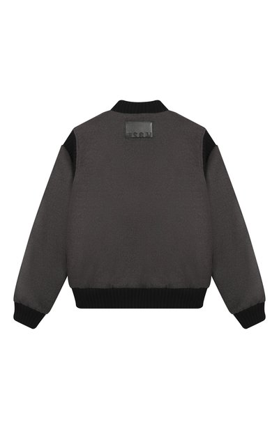 Бомбер MSGM KIDS темно-серого цвета по цене 37550 руб., арт. F6MSJBB0281, фото 2 Бомбер MSGM KIDS, арт. F6MSJBB0281, фото 2