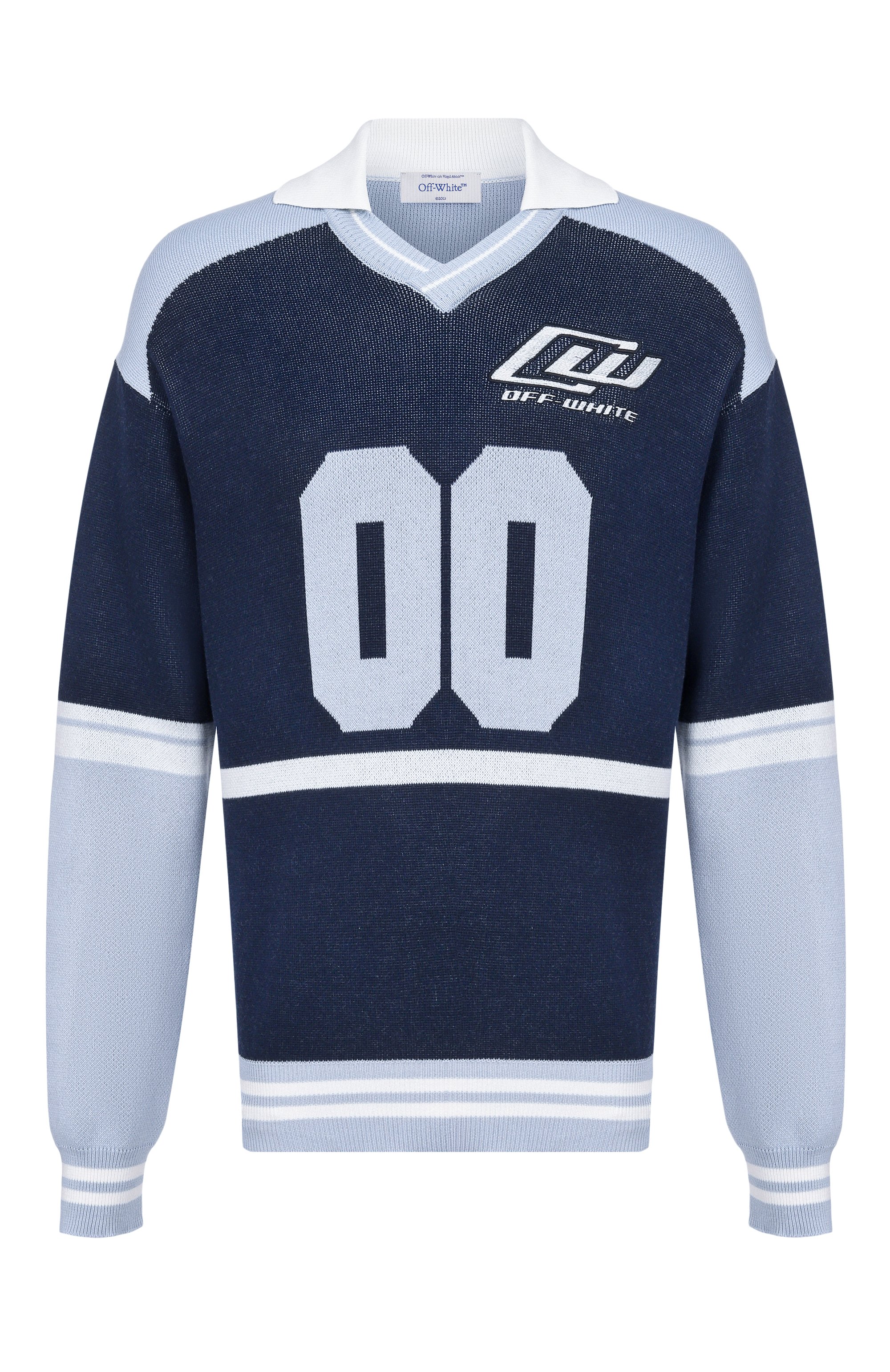 Хлопковый пуловер OFF-WHITE, арт. 0MHV008S26KNI001, фото 1
