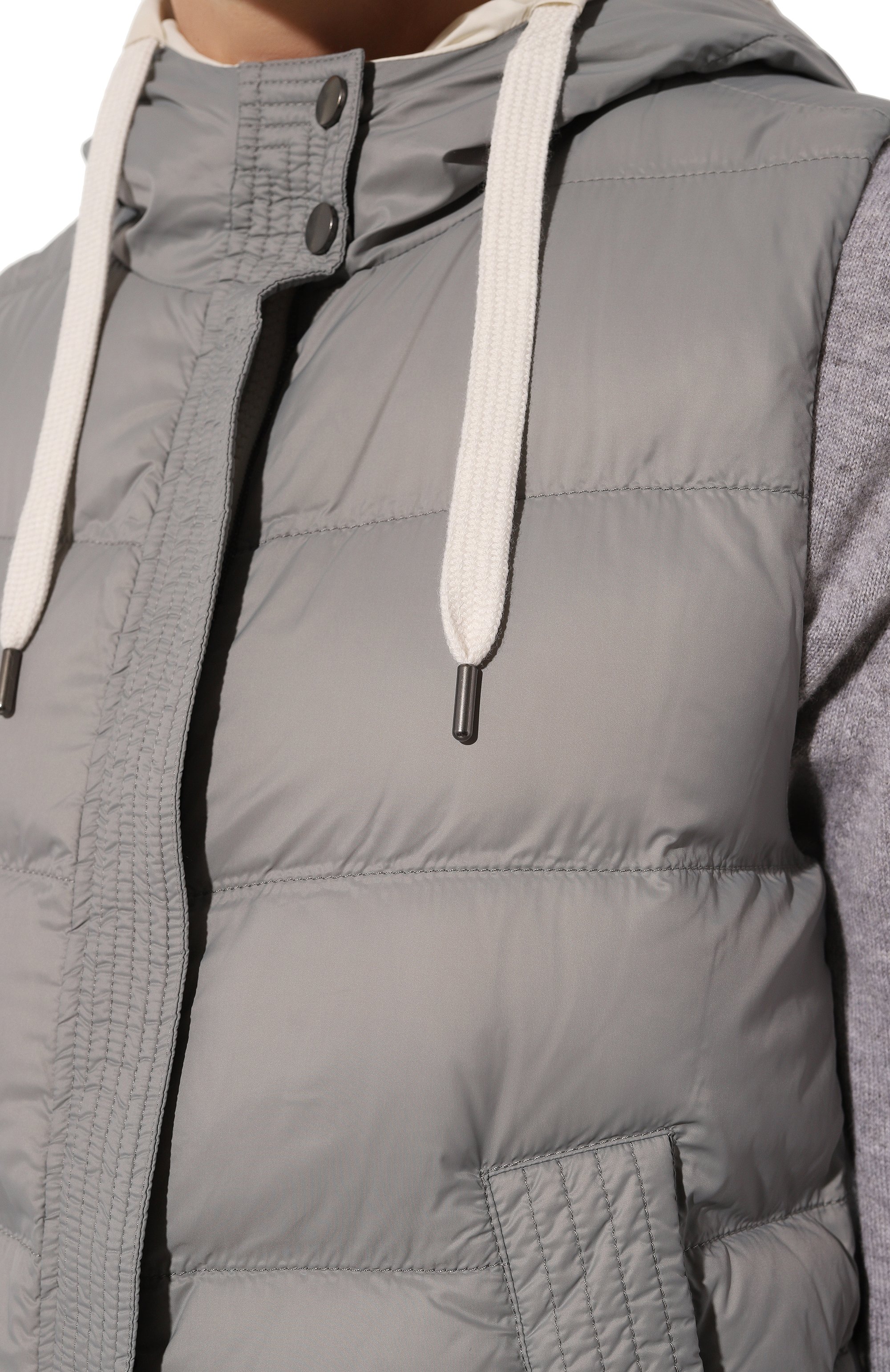 Пуховый жилет BRUNELLO CUCINELLI, арт. MR4052645, фото 5
