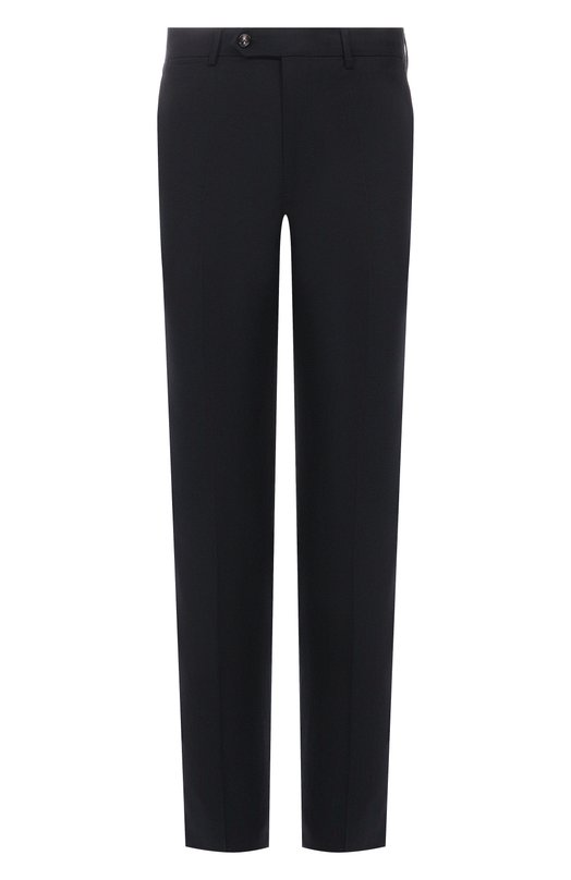 Брюки из шерсти и шелка Berwich VULCAN0 195/DR1483 Чёрный VULCAN0 195/DR1483