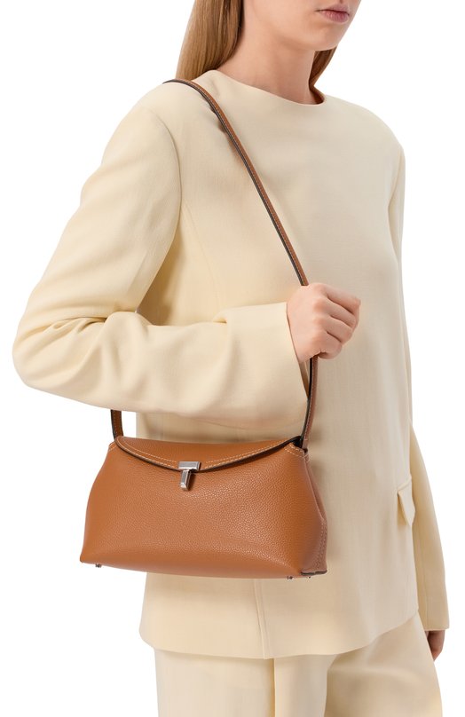 Клатч T-Lock TOTEME 234-WLGBG423-LE0030 Коричневый  234-WLGBG423-LE0030 Фото 2