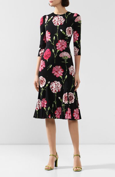 Шелковое платье DOLCE & GABBANA, арт. F66B0T/FSAY7, фото 3